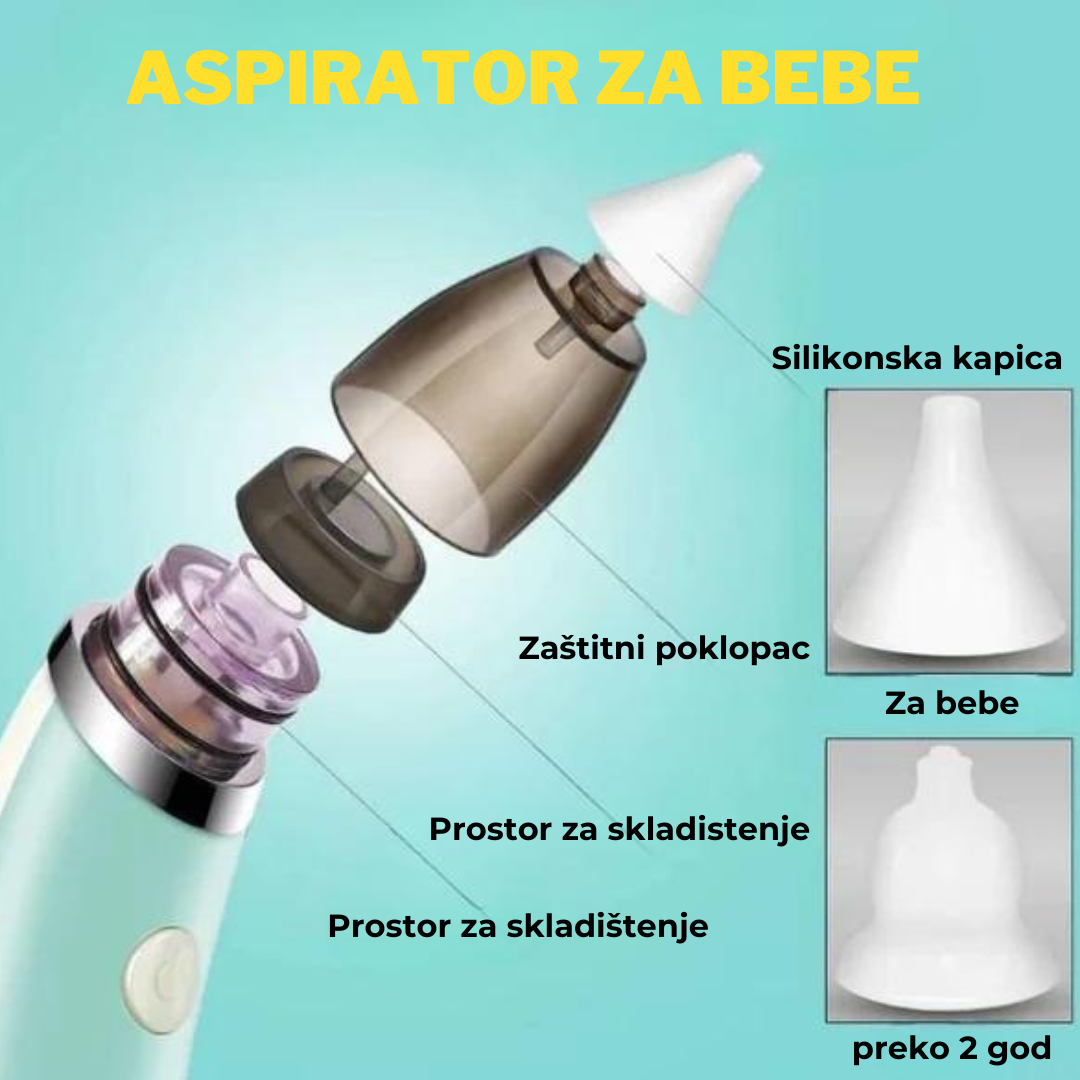 3u1 Magični aspirator za bebe